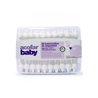 Acofar Baby Bastoncillos de Seguridad 50u
