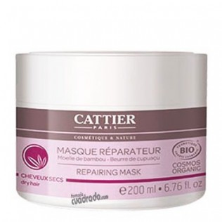 Cattier Mascarilla Reparadora Cabello Seco, 200 ml.