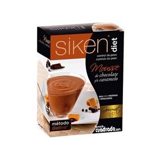 Siken Diet Mousse De Chocolate Con Caramelo 7sobres