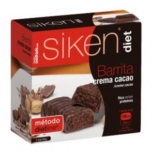 Siken Diet Barrita Crema de cacao, 6u