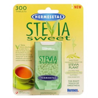 Hermesetas Stevia Edulcorante , 300 comp