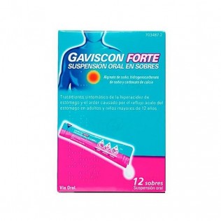 Gaviscon Forte 12 sobres suspensión oral
