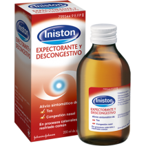 INISTON MUCOSIDAD Y CONGESTION 20 MG/ML + 6 MG/ML JARABE 1 FRASCO 200 ML