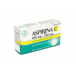 ASPIRINA C 400/240 MG 10 COMPRIMIDOS EFERVESCENTES