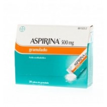 Aspirina 500 mg ,20 sobres granulado