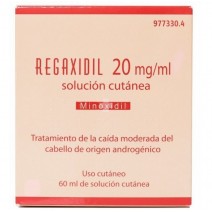 REGAXIDIL 20 MG/ML SOLUCION CUTANEA 1 FRASCO 60 ML