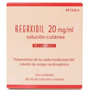 Regaxidil 2% solución cutanea 1 frascos de 60 ml