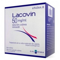 Lacovin 5mg/ml solución cutánea 4 frascos de 60 ml