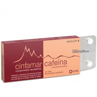 CINFAMAR CAFEINA 50/50 MG 10 COMPRIMIDOS