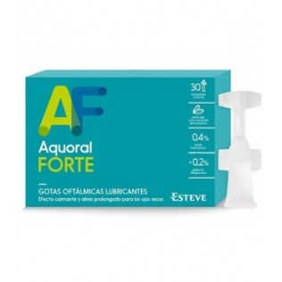 Aquoral Forte con Ac. Hialuronico 0.4% Gotas Oftalmicas 0.5 ml 30 monodosis