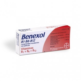 BENEXOL B1 B6 B12 30 COMPRIMIDOS