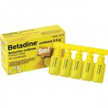 BETADINE 10% SOLUCION TOPICA 10 UNIDOSIS 5 ML