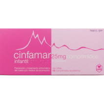 CINFAMAR INFANTIL 25 MG 10 COMPRIMIDOS