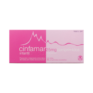 CINFAMAR INFANTIL 25 MG 4 COMPRIMIDOS