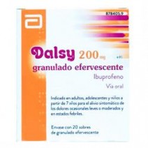 DALSY 200 MG 20 SOBRES EFERVESCENTES