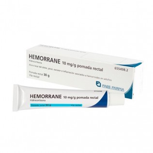 HEMORRANE 10 MG/G POMADA RECTAL 30 G