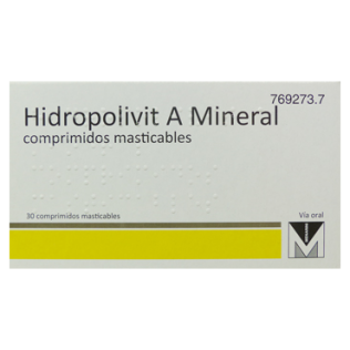 HIDROPOLIVIT A MINERAL 30 COMPRIMIDOS MASTICABLES