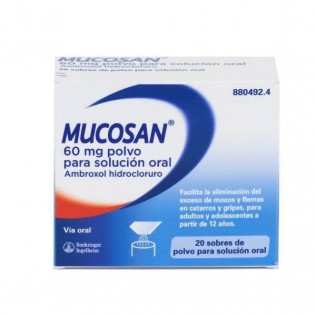 Mucosan 60 mg 20 Sobres Polvo Para Sol Oral