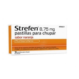 STREFEN 8.75 MG 16 PASTILLAS PARA CHUPAR NARANJA