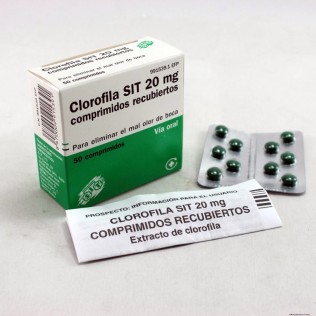 CLOROFILA SIT 20 MG (CLORO) 10 GRAGEAS