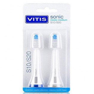Vitis Sonic S10/S20 Recambio Cabezal Medio 2u