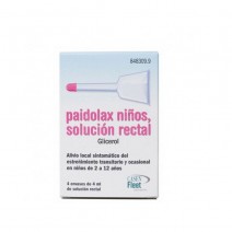 PAIDOLAX 3.28 ML SOLUCION RECTAL 4 ENEMAS 4 ML