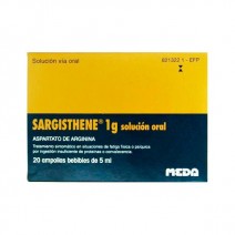 SARGISTHENE 1 G 20 AMPOLLAS BEBIBLES 5 ML