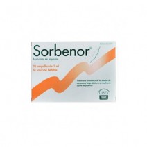 SORBENOR 1 G 20 AMPOLLAS BEBIBLES 5 ML