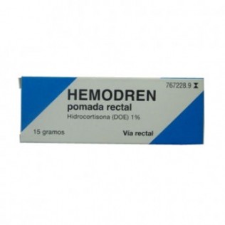 HEMODREN RECTAL 10 MG/G POMADA RECTAL 15 G