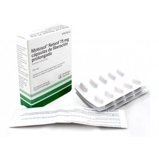MOTOSOL RETARD 75 MG 30 CAPSULAS LIBERACION PROLONGADA
