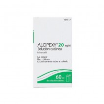 ALOPEXY 20 MG/ML SOLUCION CUTANEA 1 FRASCO 60 ML