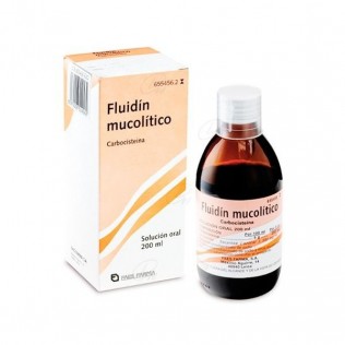 FLUIDIN MUCOLITICO 50 MG/ML SOLUCION ORAL 200 ML
