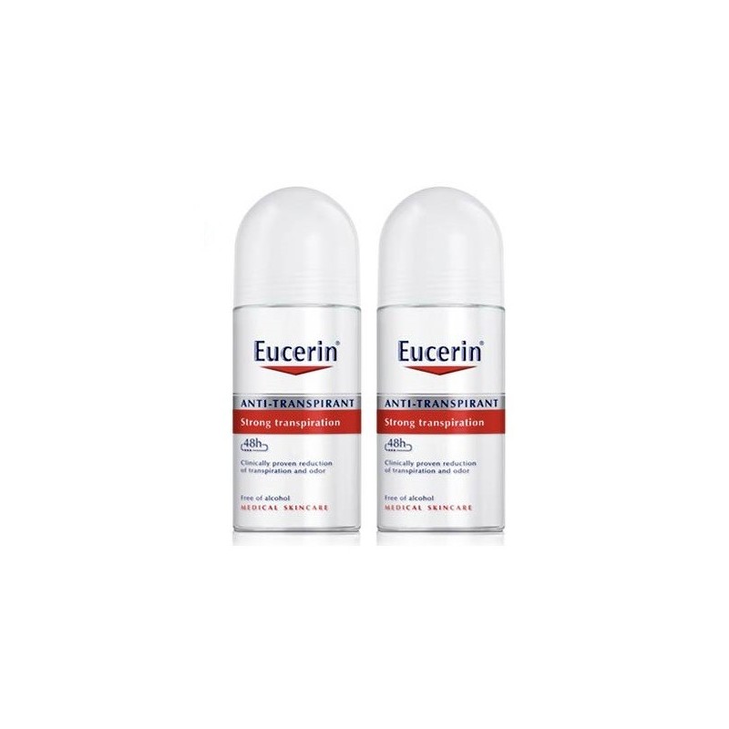 Eucerin Desodorante Roll-on , 2 x 50ml