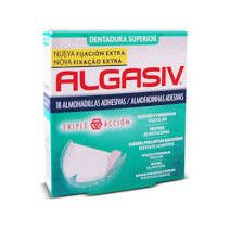 Algasiv Almohadillas Adhesivas Dentadura Superior, 18 unds