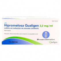 HIPROMELOSA QUALIGEN 3.2 MG/ML COLIRIO 30 MONODOSIS SOLUCION 0.5 ML