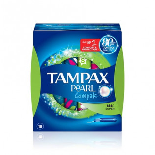Tampax Pearl Compak Super 18u
