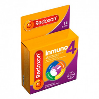 Redoxon Inmuno 4 Vitaminas Defensas Naturales 14 sobres