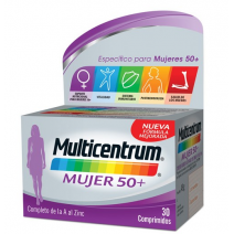 Multicentrum Mujer 50+ , 30 comprimidos