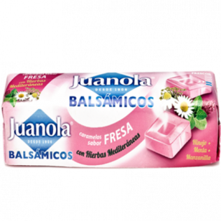 Juanola Caramelos Fresa Vitamina C y Hierbas Medicinales, 32.4 g