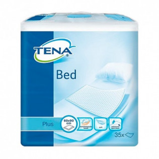 Tena Bed Plus Empapador de Cama, 60 X 90, 35 unidades