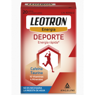 Angelini Leotron Deporte, 20 sobres bucodispersables