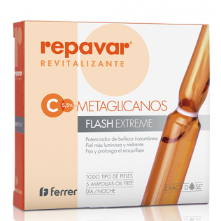 Repavar Revitlizante Ampollas Efecto Flash, 5u