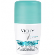 Vichy Desodorante Antitranspirante 48h Antimanchas Blancas Amarillas sin Efecto Residuo 50 ml