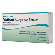 Vidisan Alergia con Ectoin Monodosis, 20 x 0,5ml