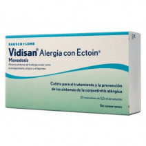 VIDISAN ALERGIA CON ECTOIN COLIRIO MONODOSIS 20 ENVASES