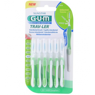 Gum Interdental Trav-ler 1.1mm 1414, 6 u