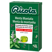 Ricola Caramelos sin Azucar Menta Montaña, 50 g