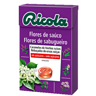 Ricola Caramelos sin Azucar Flores de Saúco 50g