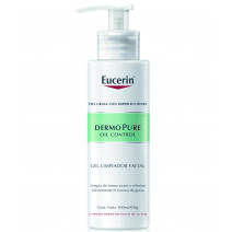 Eucerin Dermo Pure Oil Control Gel Limpiador Facial Piel Grasa, 400ml