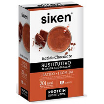 Siken Batido Sustitutiva Chocolate, 6 sobres